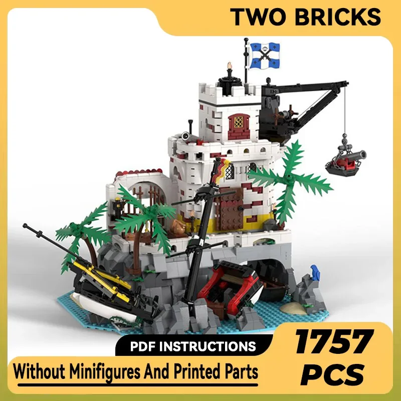 Moc Building Bricks Castle Model Eldorado Ship Wreck Fortress Technology Modular Blocks Gift Toys For Children DIY Sets Assembly