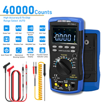 HoldPeak LCD Digital Multimeter,40000 Counts True RMS Auto Range Multimetro Measure, AC DC Ohm Volt Amp Capacitor Tester,770D-C