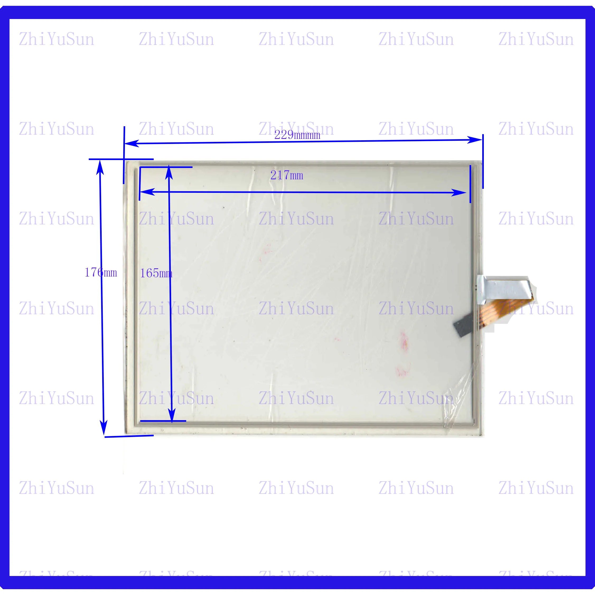 

ZhiYuSun TASTITALIA 229*175mm 4Wire Resistive TouchScreen Panel Digitizer 229*175 this is compatible