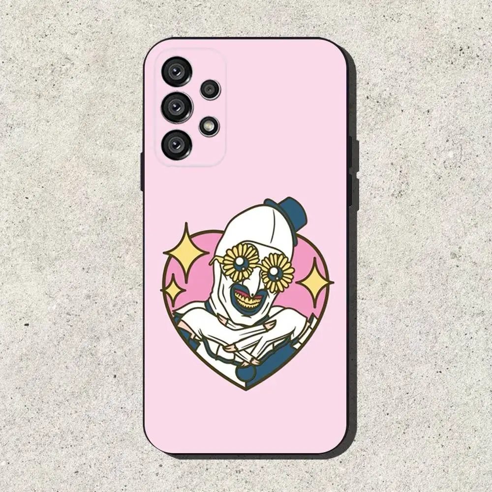 Art the C-Clown Phone Case For Samsung S25,S24,S21,S22,S23,S30,Ultra,S20,Plus,Fe,Lite,Note,10,9,5G Black Cover