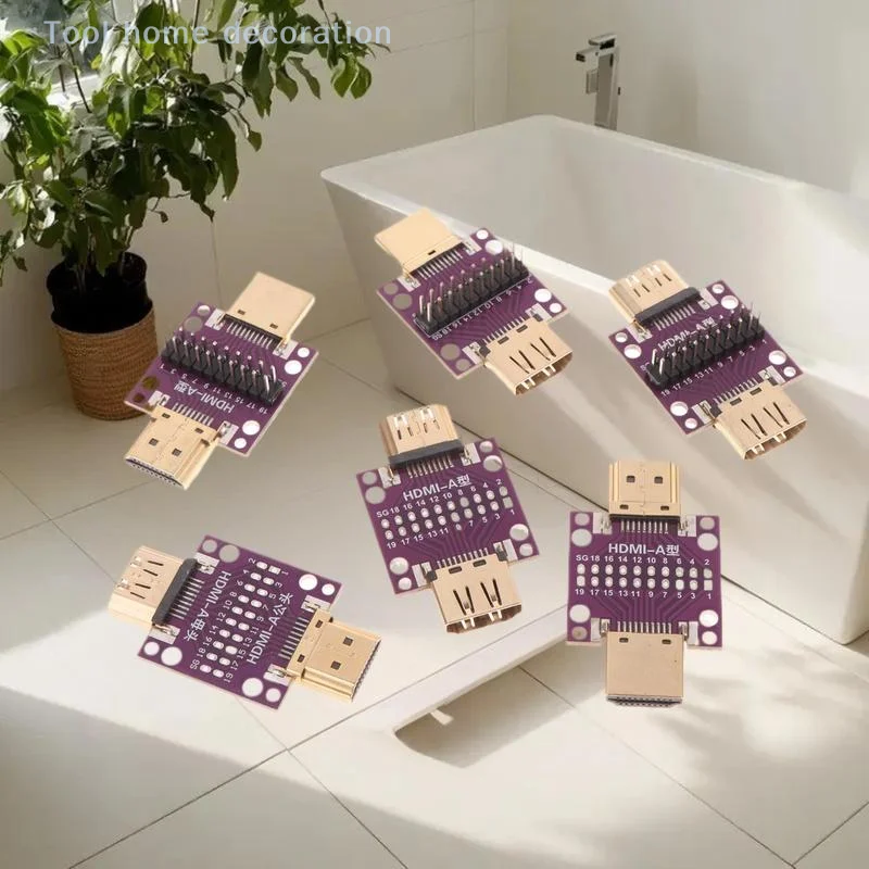 HDMI オス - メス/オス用アダプター テスト ボード。 PCB変換回路基板