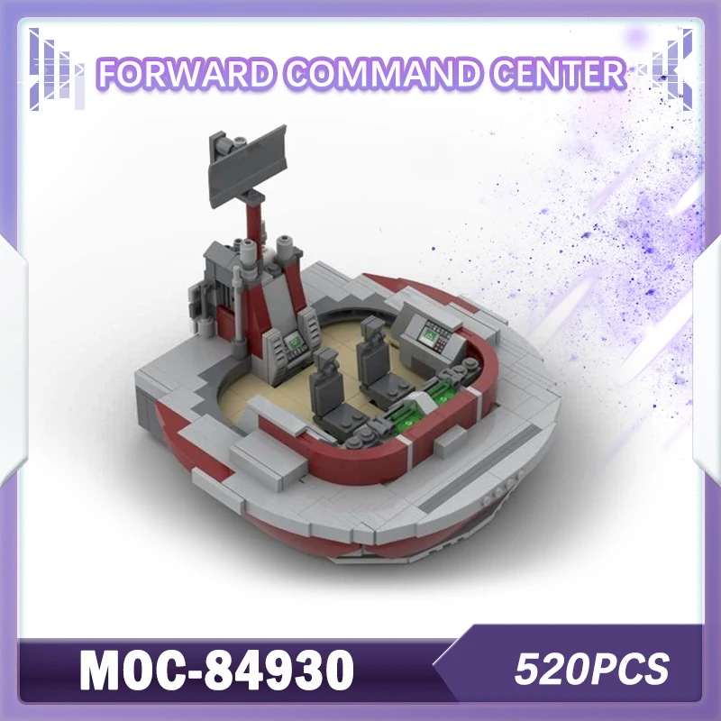 

Командный центр вперед, 520 шт., строительный блок с космической войны, модель кирпича, набор для снятия стресса, креативные подарки, коллекционные предметы MOC-84930