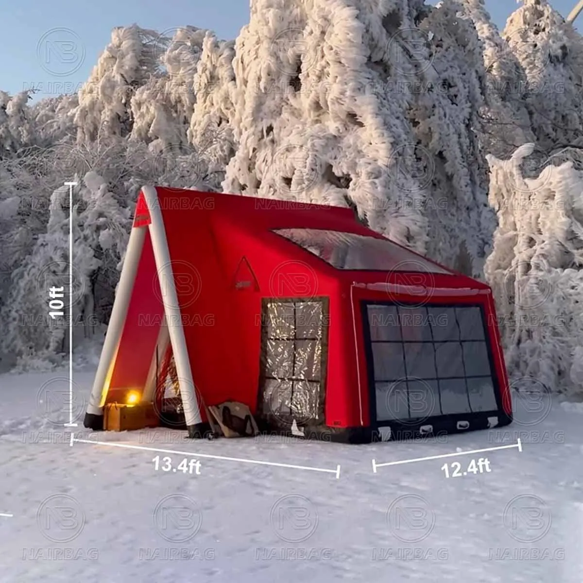 STLF4 saison luxe grand Camp famille Air Camping Tube tente gonflable Camping tente