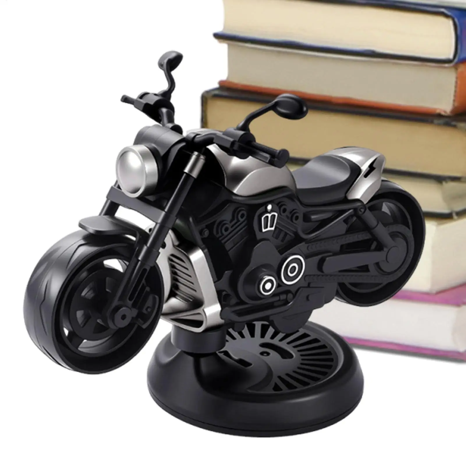 

Air Freshener Car Rotating Fragrance Diffuser Motorcycle Shape Car Odor Eliminator For Men Women Truck SUV Interior Dashboard