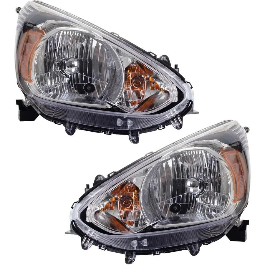 

Комплект фар в сборе из 2 предметов со стороны водителя и пассажира, совместимый с Mitsubishi Mirage 20142020 MI2502164 MI2503164 830