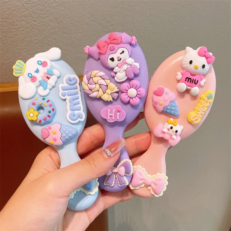 

Hello Kitty Air Cushion Massage Comb Cute Cartoon Fluffy Air Bag Comb Women Travel Supplies Desktop Decoration Student Wholesale
