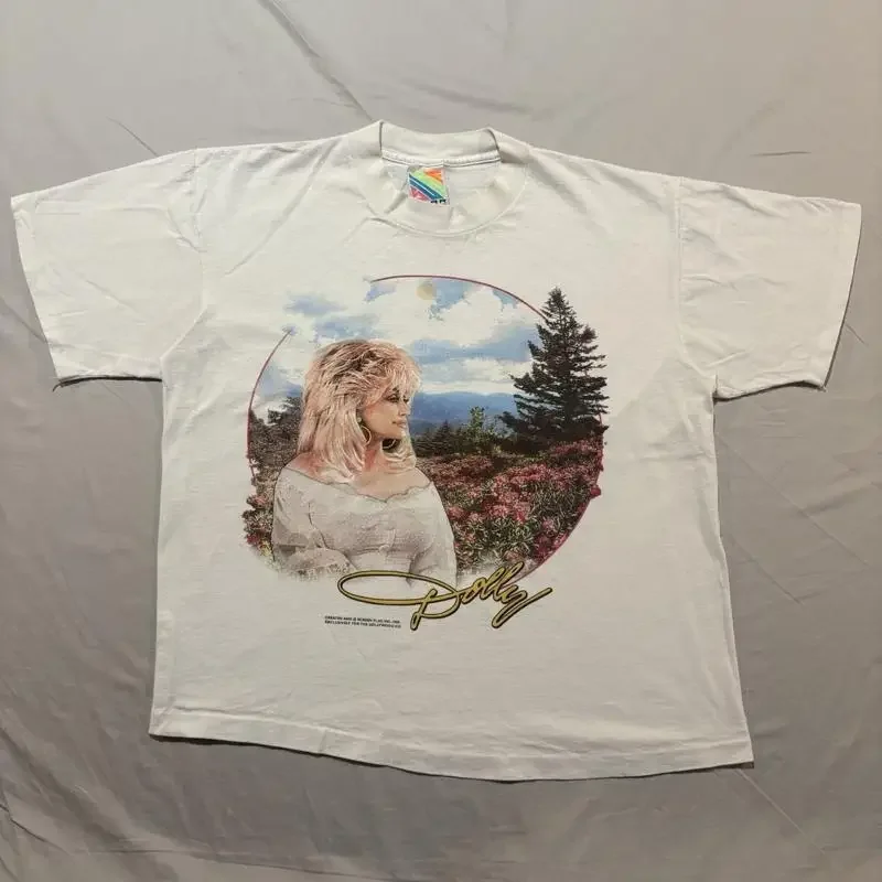 Vintage Dolly Parton 90S T Shirt Sz L Dollywood Heartsong Usa 1998
