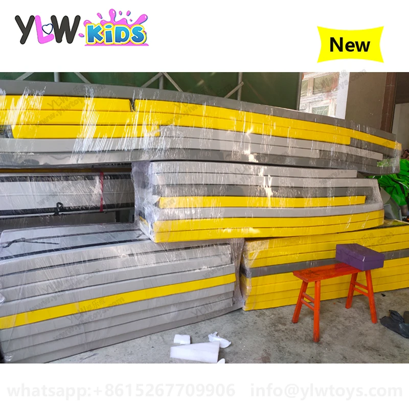 YLWCNN Customized Made Kid Trampoline Soft Pad Professional Trampoline Park Indoor Playground Soft Mat