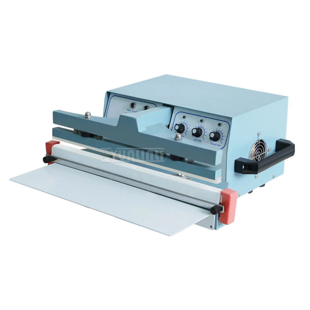 HPE Aluminum Film Fish Packaging Machine Semi-Automatic Electromagnetic Table Sealing Machine Timing High Power