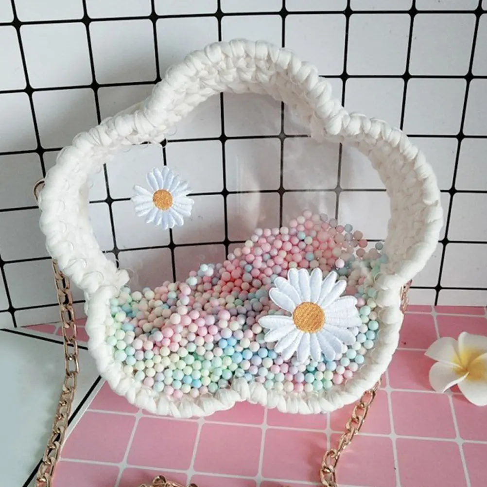 

4Pcs Heart Flower Acrylic Bag Bottom Base DIY Basket Shaper Hollow Hole Base for Crochet Knitting Supplies Bag Bottom