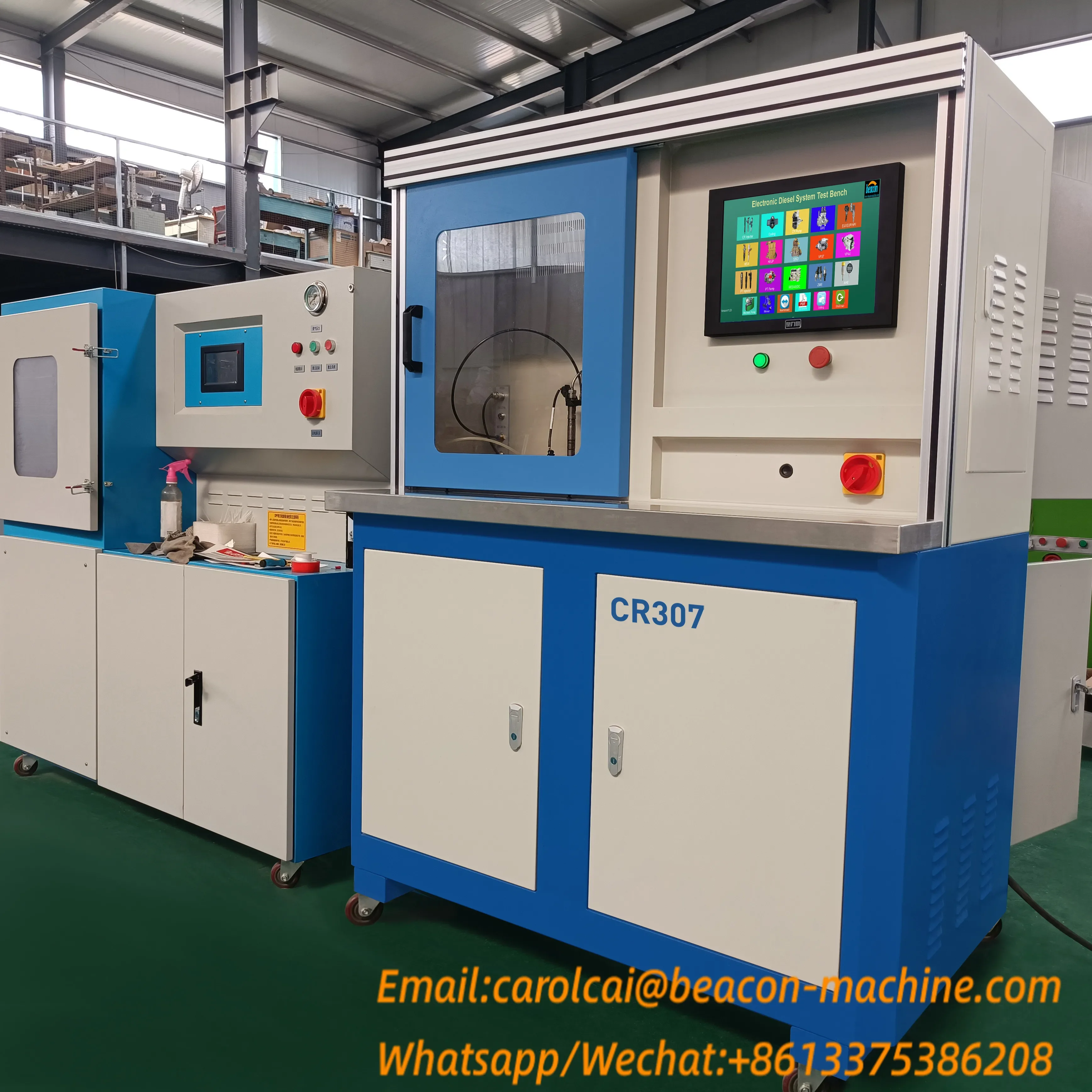 Banco de teste comum do injetor de combustível do trilho da Beacon com sensor de fluxo CR Piezo CR307