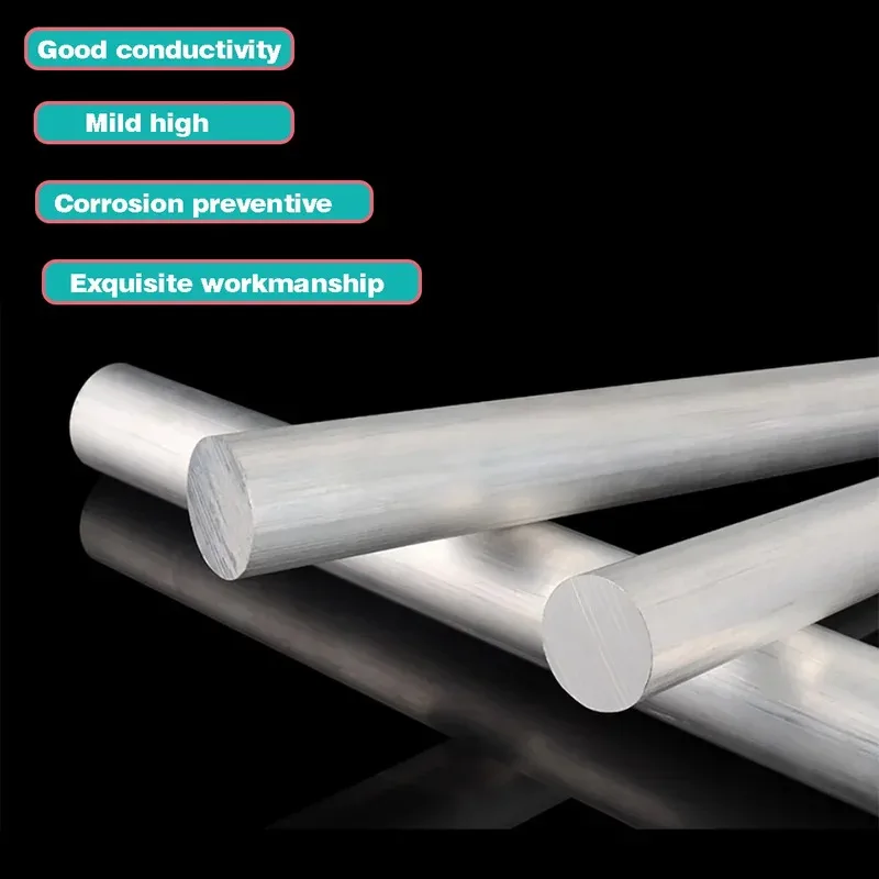 

Precision 6061 Aluminum Solid Bar 2-200mm Diameter 20-500mm Length Aerospace Grade Metal Stock