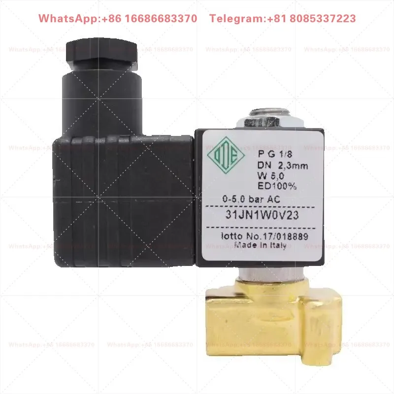 Wholesale Italy ODE 31JN1W0V12 31JN1W0V23 General purpose Three-way solenoid valves direct acting G1/8 brass threaded connection