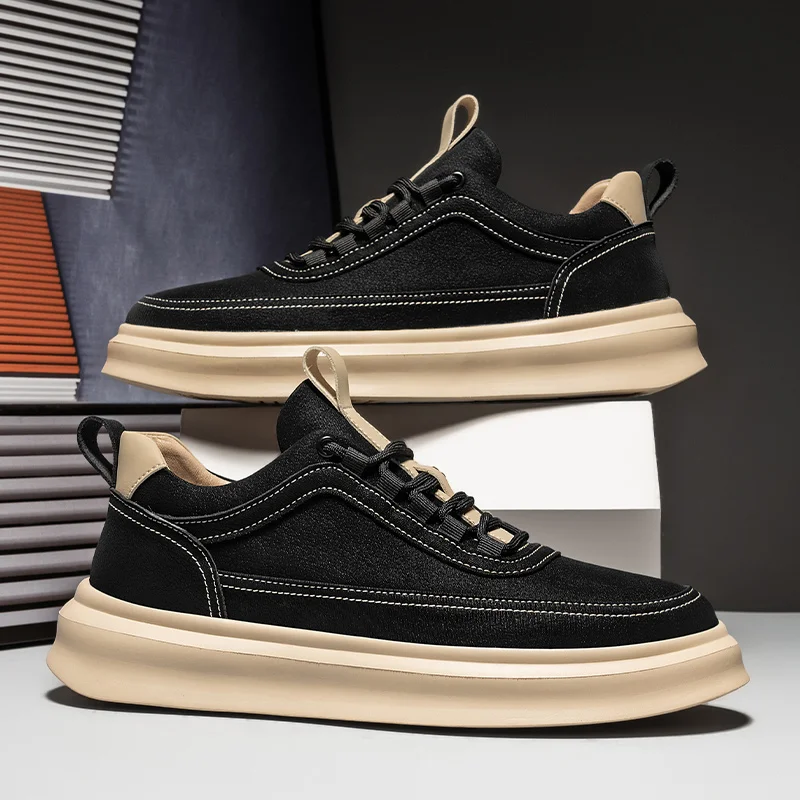 

WinterNewStyleCotton-lined Warm Men's Casual Board Shoes,Outdoor Street Flat Running Shoes,Men's Sports Shoes,Light Casual Shoes