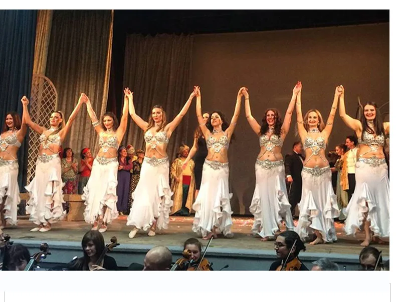 Preto cristal de cristal dança do ventre traje barra + cinto 2pc conjunto biquíni clube festa roupa senhoras dança do ventre carnaval samba mostrar