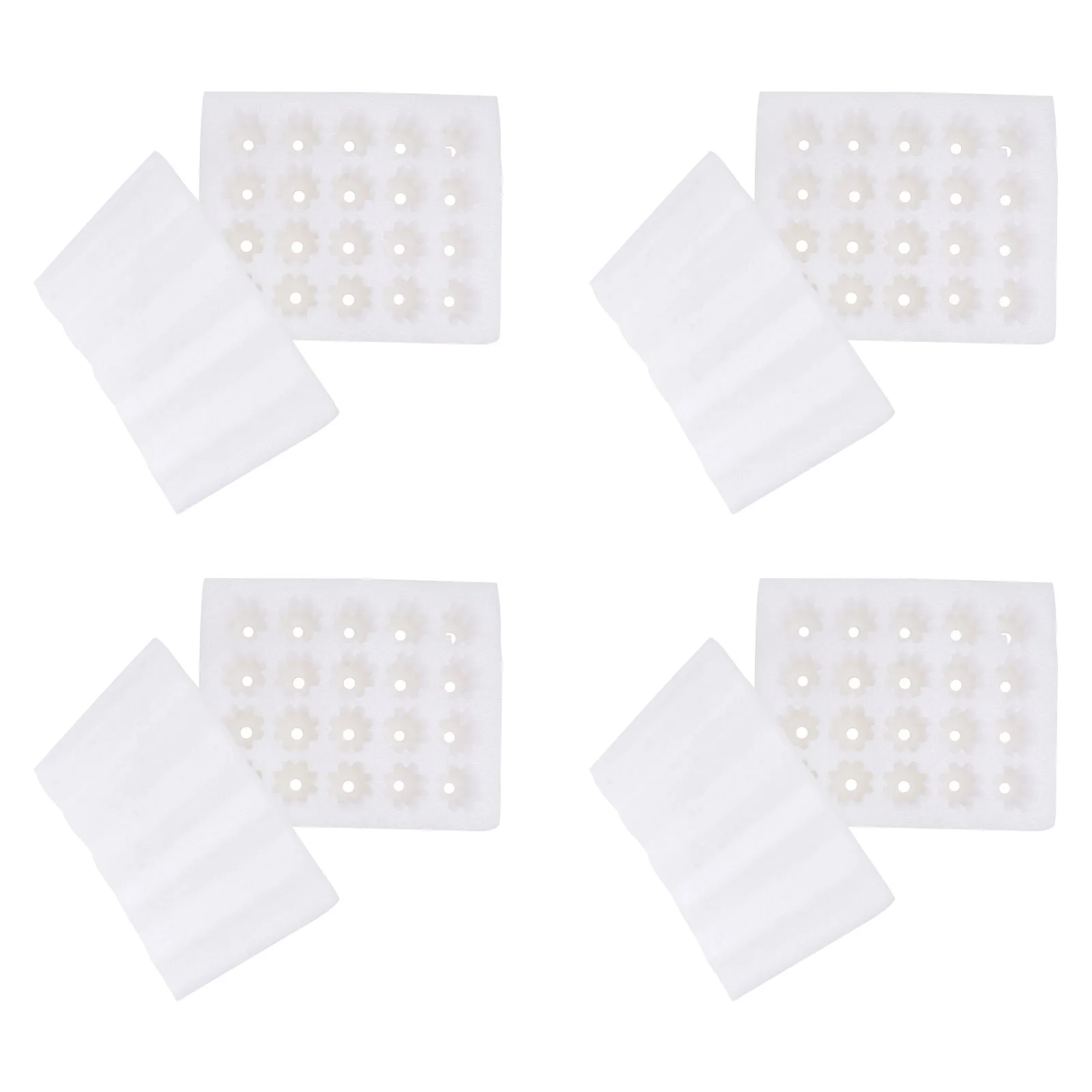 

4 Pcs Egg Tray Outdoor Storage Holders Containers Pearl Cotton Organizer Package Trays