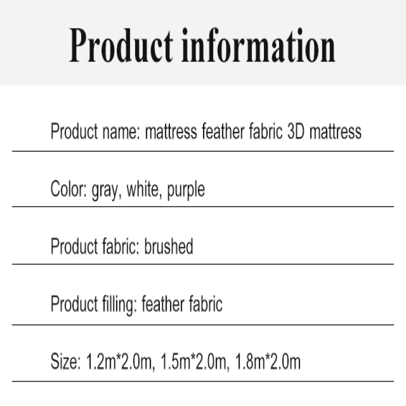 Household Tatami Mattress BedroomTopper Soft Cushion Sleeping Pad Synthetic Fiber Mattress for Student Dormitory Single Bed image 6