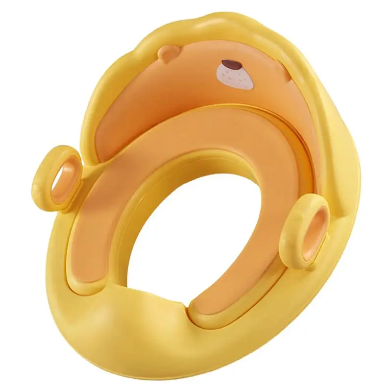 

Toilet Training Seat Kids Toilet Seat Attachment With Handles Potty Seat With Urine Guard Non-Slip Safe Potty Seat For Round &