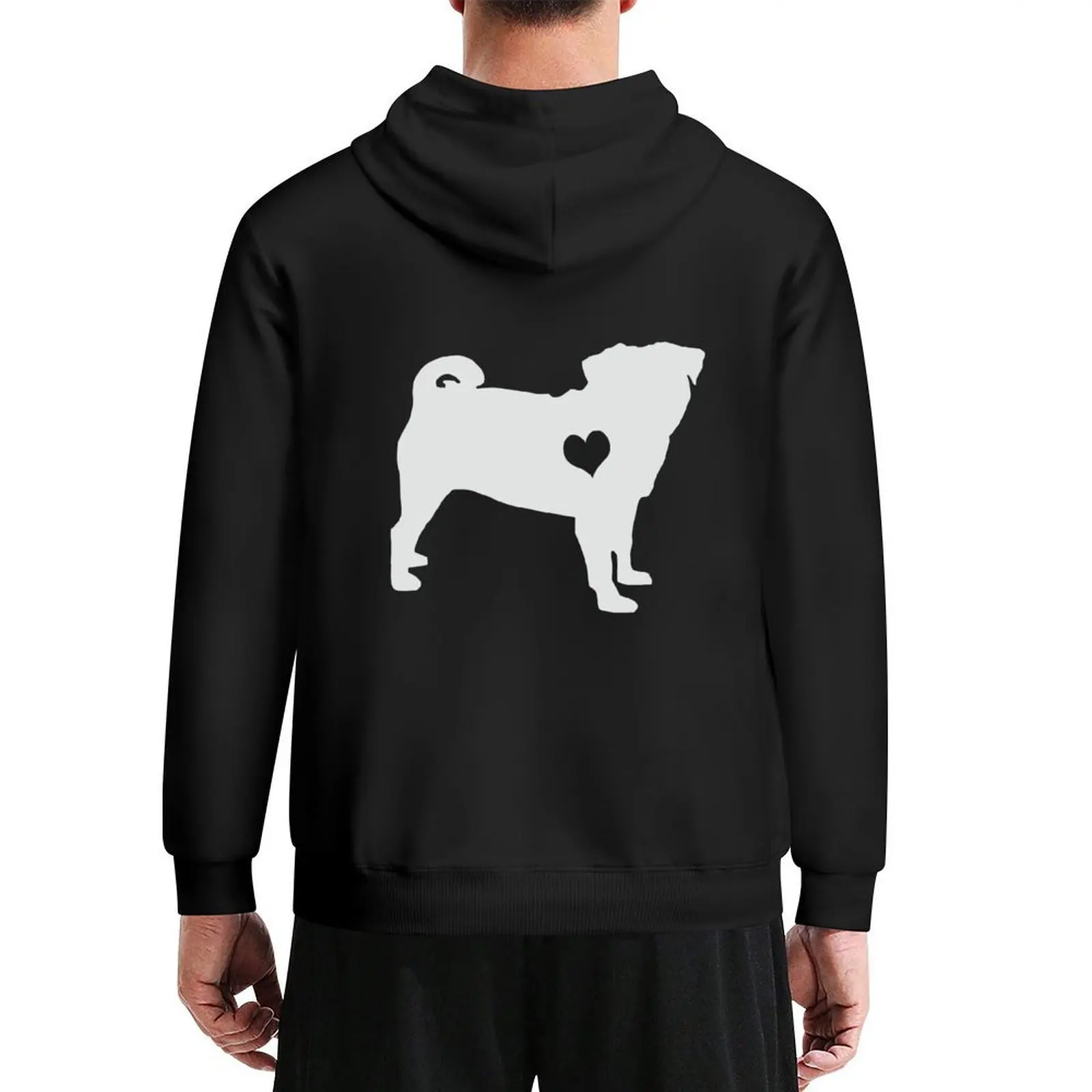 

Adore Pugs Hoodie men's clothing japanese style mens designer clothes anime clothes new in hoodies and blouses