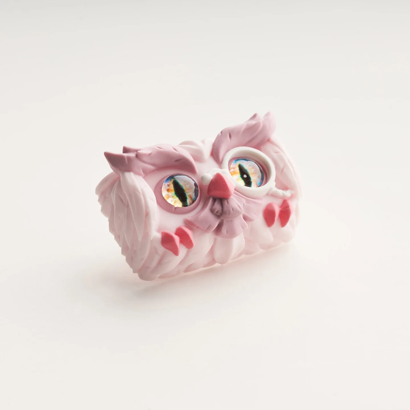 OWLAB Owl Resin Artisan Keycaps TAB Key Handmade Keyboard Caps Custom MX Switches Key Caps Mechanical Keyboard Accessories Gift