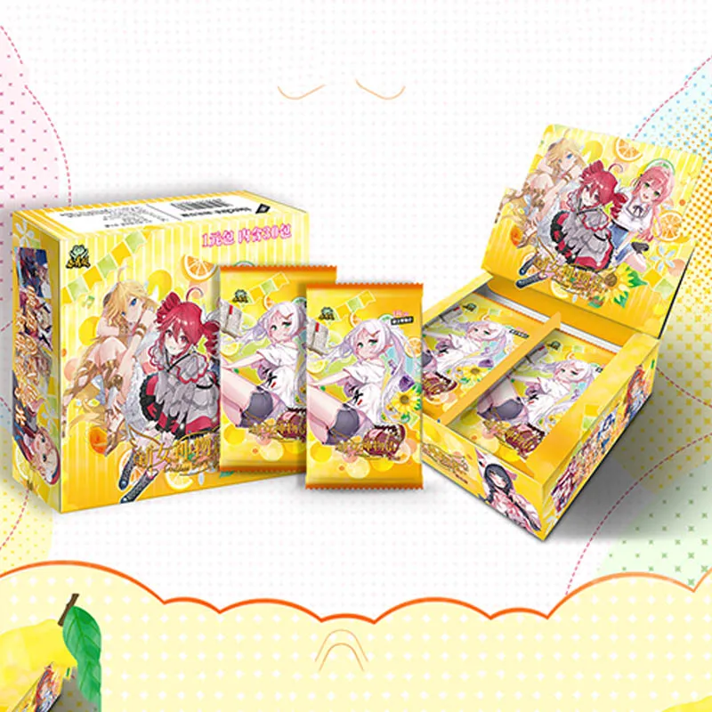

Goddess Story Cards Collection Box Booster Anime Character Paper Rare Version Tgc Games Playing Card Toy