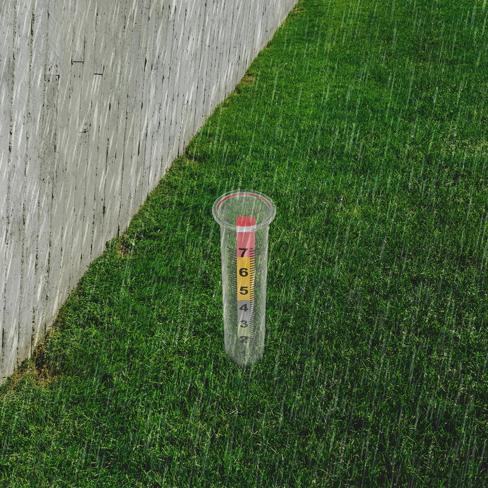 

2Pcs Outdoor Rain Gauge Frost-Proof Glass Tube Accurate Measurement for Garden Yard Deck Lawn Rain Meter Gauge Outdoor