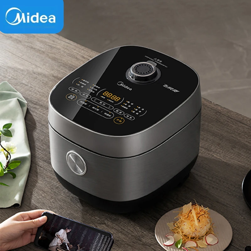 

Midea Rice Cooker 4L/5L Portable Household Electric Cooker Multifunctional Kitchen Appliance 22min Quick Cooking For Dormitory