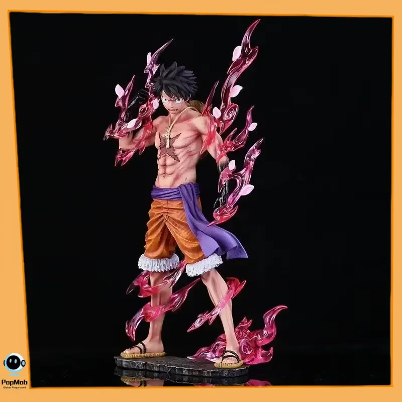 

Anime Luffy Gear 2nd Version Ryuo Armament Haki Statue All Forms Collection One Piece Display Model Festival Gift