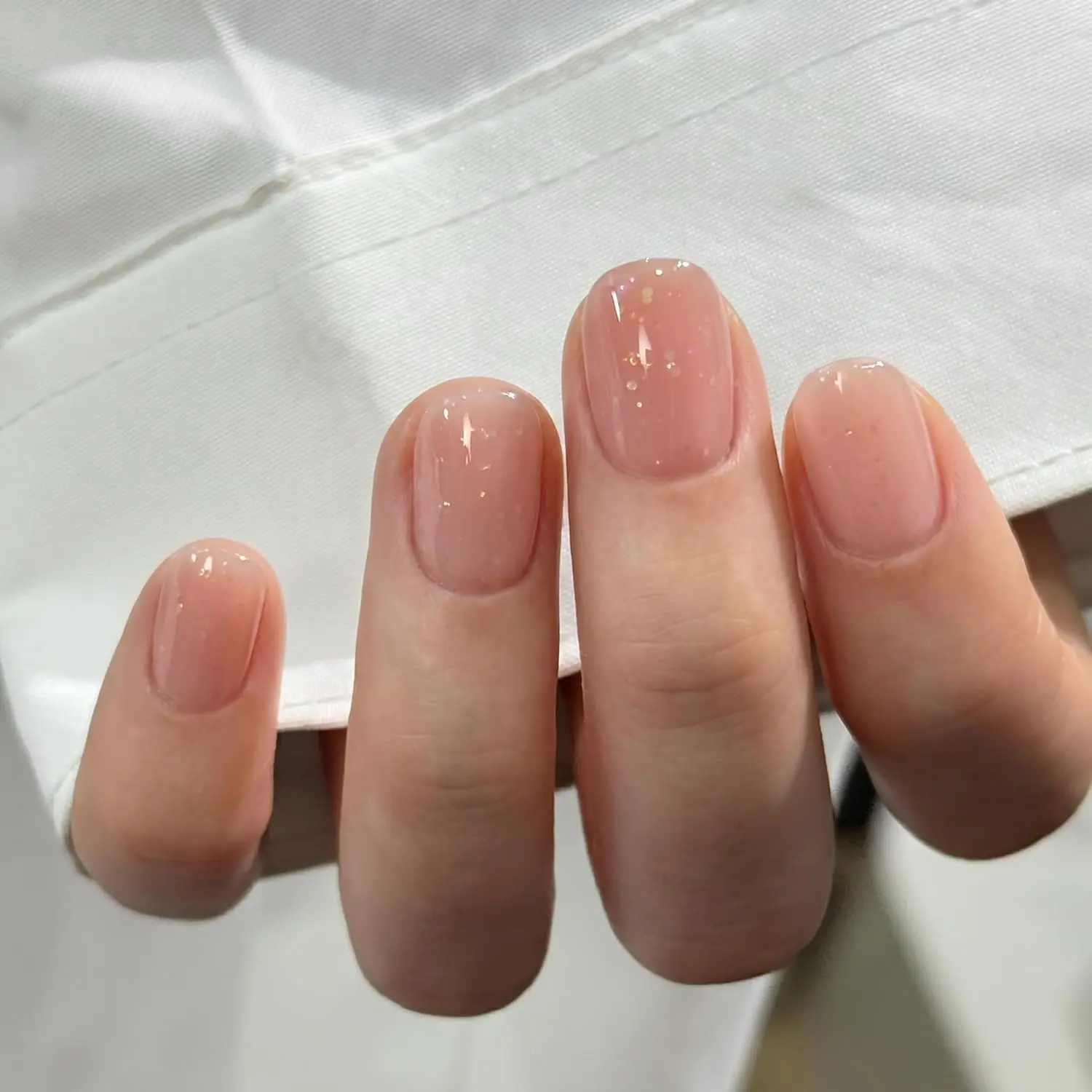 

Soft Gel Square Extra Short Press-On Nails, Reusable Fake Nails with Glue & Adhesive Tabs, 30PCS Stick-On Nails for At-Home