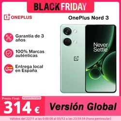 Global Version OnePlus Nord 3 5G MTK Dimensity 9000 120Hz Super Fluid AMOLED Display 50MP Sony IMX890 Camera System 8GB 16GB RAM