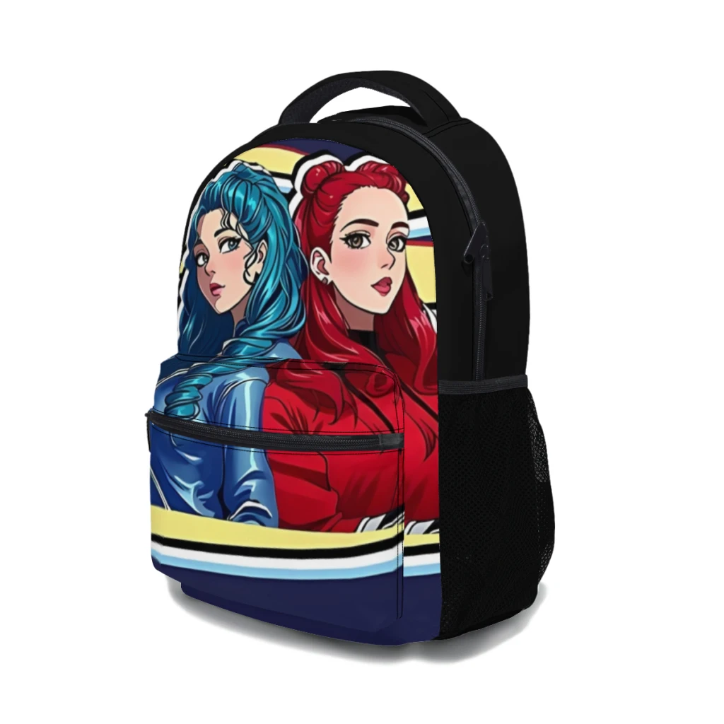 Descendants 4 The Rise Of Red Kylie Cantrall and Malia Baker Anime Manga Comics Pop Backpack Bag Duża pojemność Modna torba na książki