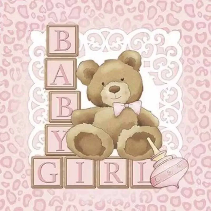 Baby Boy Girl Bear Figure Metal Cutting Dies For DIY Scrapbooking Photo Album Craft Decorat Paper Template Handcraft Gift Card