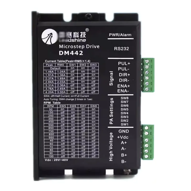 

DM442 Stepper Motor Driver Module With 42 57 Stepper Motor New Set 42HS08, 57HS09, 57HS13 Motor