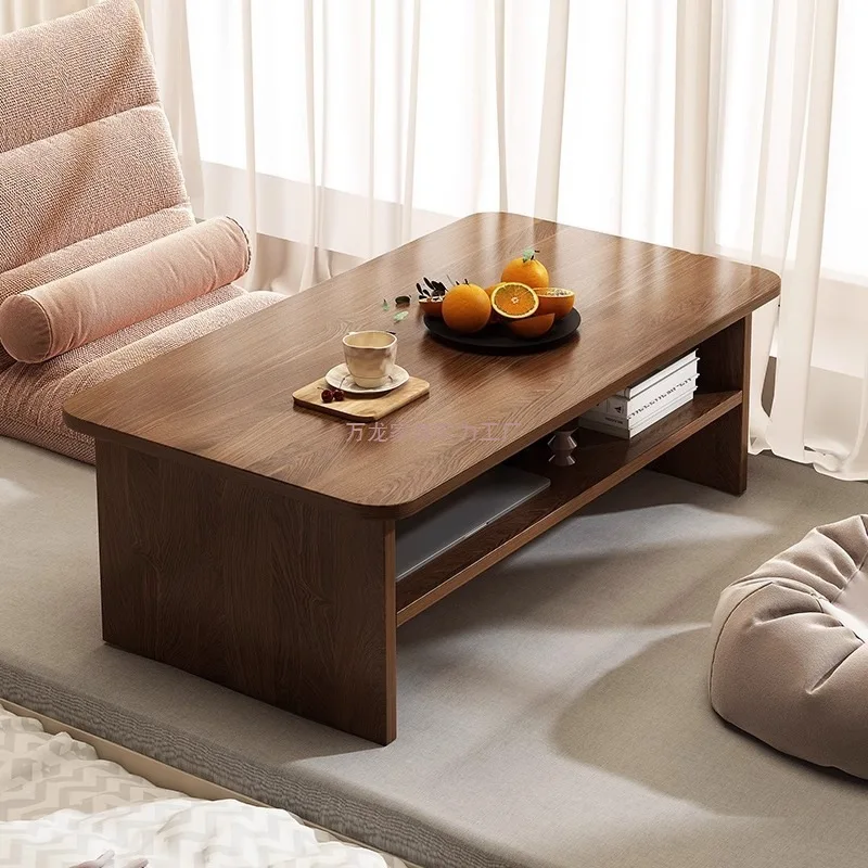 

Kangji household low table Japanese tatami tea table bedroom bed sitting small coffee table Internet celebrity bay