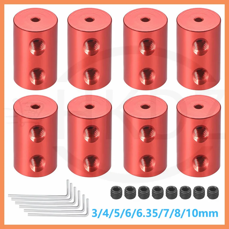 1Pcs 3/4/5/6/6.35/7/8/10mm Red Aluminum Flexible Coupling 3D Printer Parts Shaft Coupler Stepper Motor Flexible Shaft Coupler