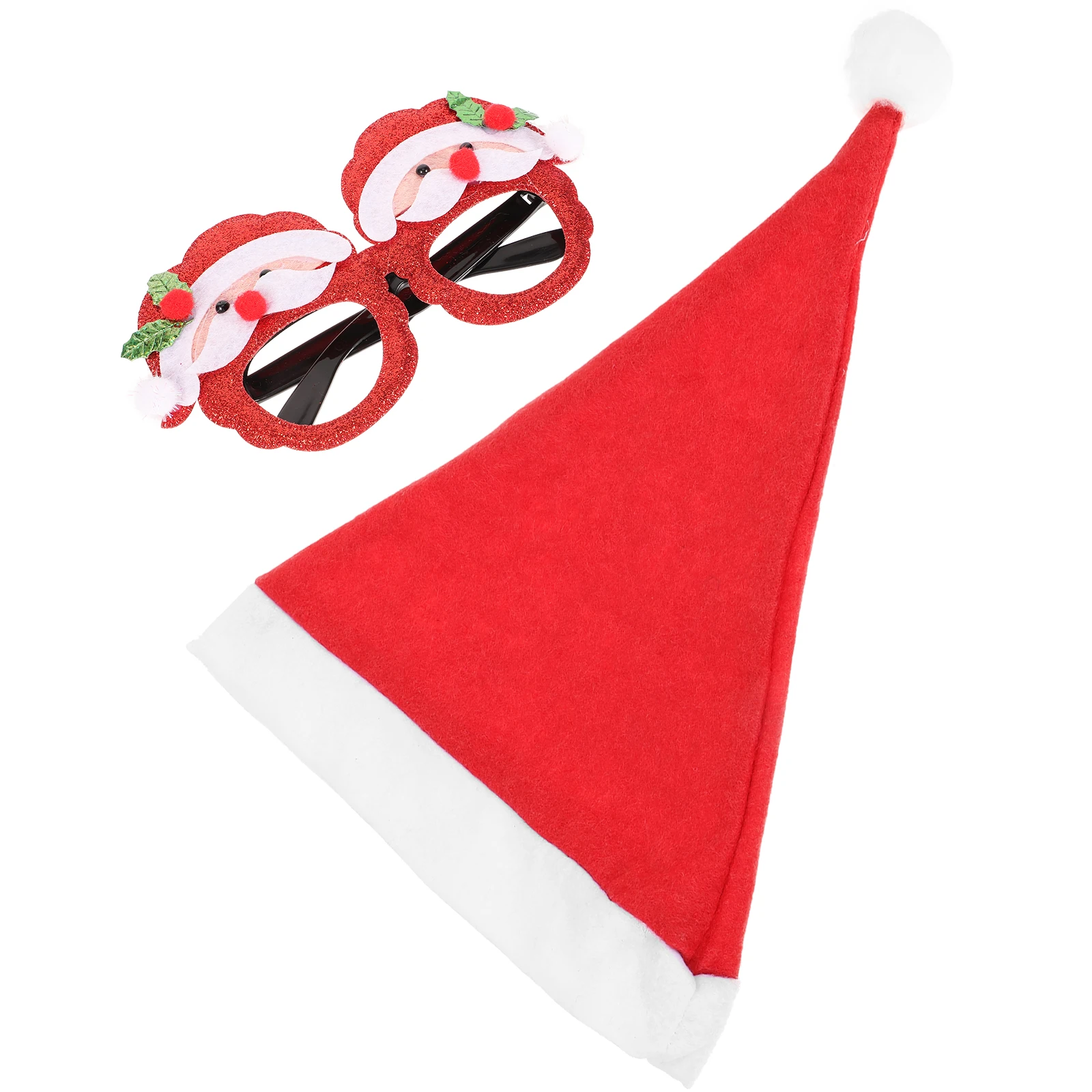 

1 set 1 Set Christmas Glasses Frames Festive Xmas Eyeglasses Party Props Santa Sunglasses Photo Props Xmas Decor Supplies