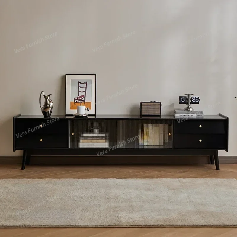 

Salon Legs Black Tv Stand Drawer Ornaments Luxury Partitions Tv Cabinet Display Modern Muebles Para El Hogar Hotel Furniture