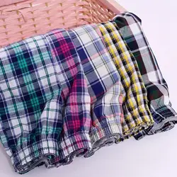 man underwear men Men's Shorts Pocket Beach Pants Casual Plaid Cotton Shorts Arroyo мужское нижнее белье