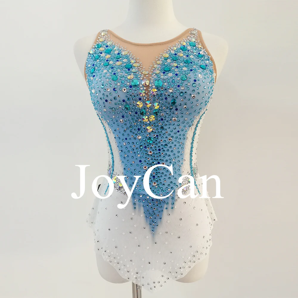 JoyCan Artistic Gymnastics Leotard Competition Art Examination Training Professional Performance Customization Blue