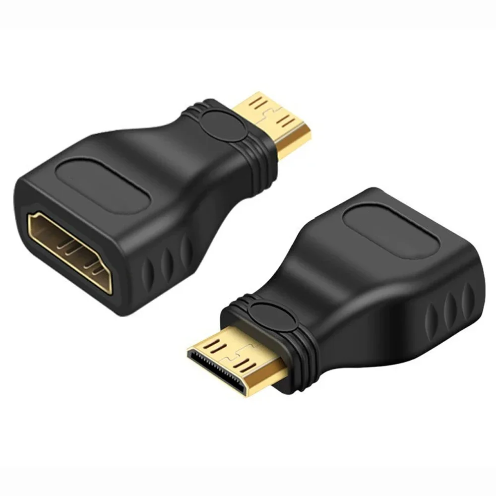 

HD Mini Male HDMI-compatible To Standard HDMI-compatible Female Extension Adapter Female To Male F-M HDMI-compatible Converter