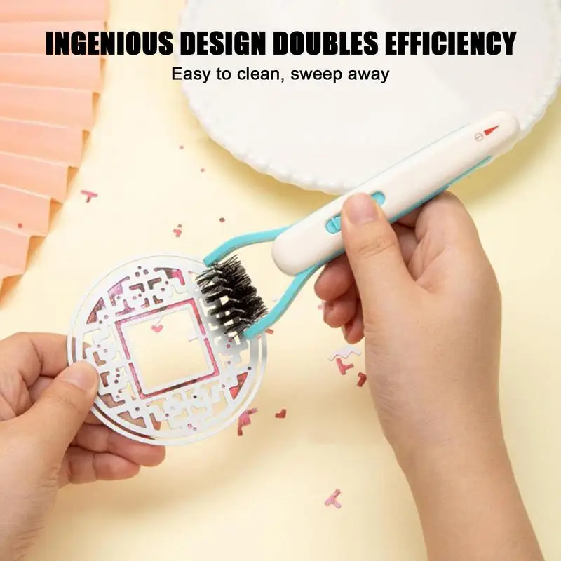 Die Cut Cleaning Tool Multipurpose Manual Die Brush Portable Die Cleaning Brush Reusable Craft Tool For Piercing Paper Removal