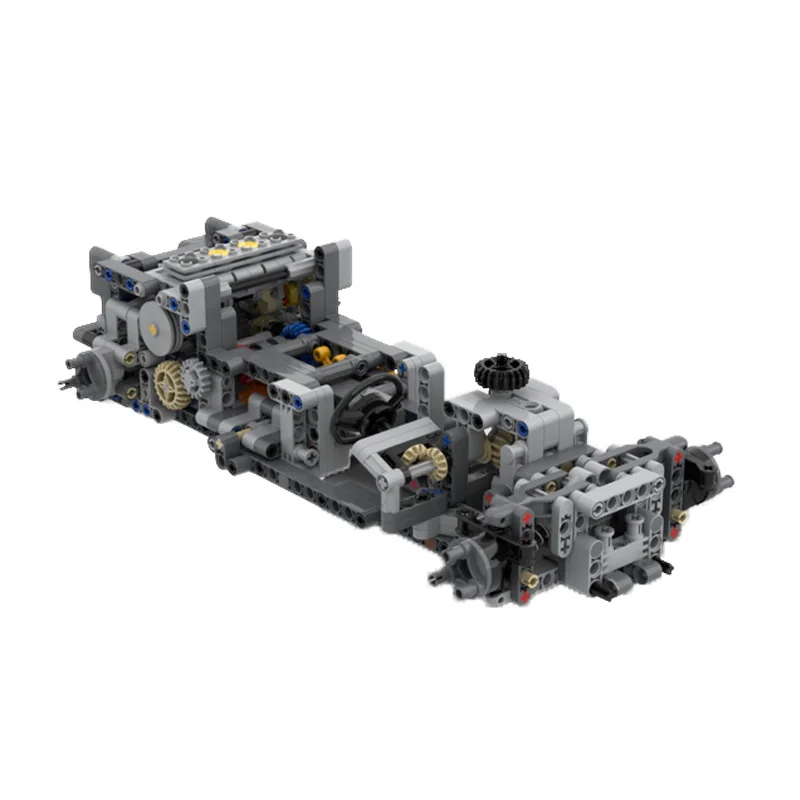 543-delige creatieve technologie modulaire autochassis model bouwsteen kindermontage educatief speelgoed verjaardag kerstcadeau