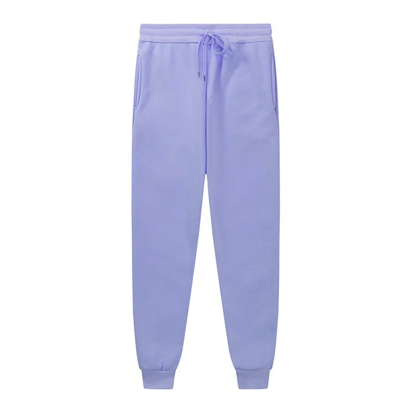 الربيع والخريف فضفاضة عارضة الرياضة Sweatpants النسخة الكورية القطن وقطيفة سميكة سليم صالح عارضة أزياء الاتجاه الرجال p