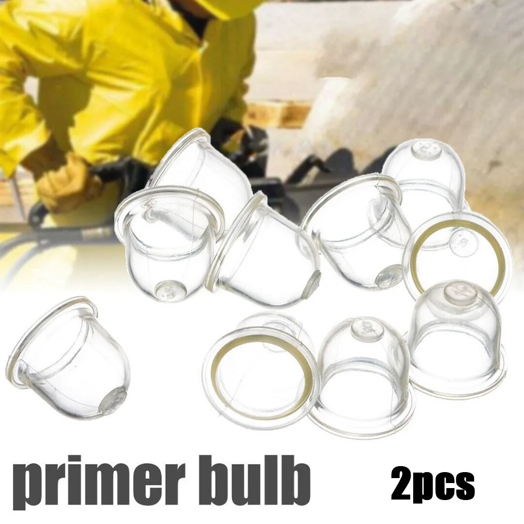 Pack of Two 22mm Primer Bulbs for McCulloc Models Suitable for Trimmers and Brushcutters For Efficient Fuel Priming