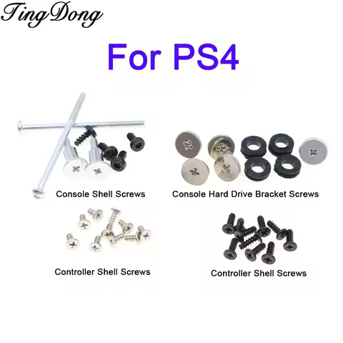 1set Replacement Screws Set For PS4 Game Console &amp; Controller Shell Screws,HDD Hard Drive Bracket Screws