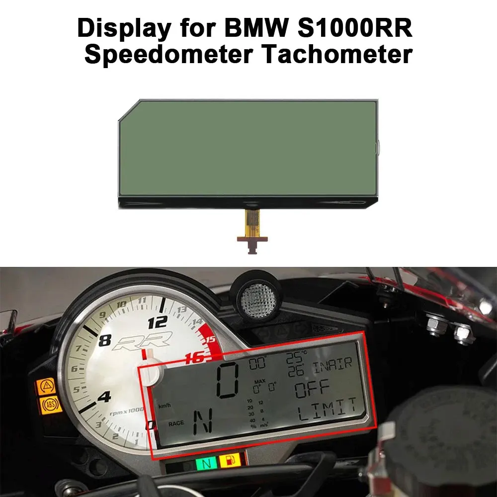 

LCD Display for BMW S1000RR Speedometer Tachometer