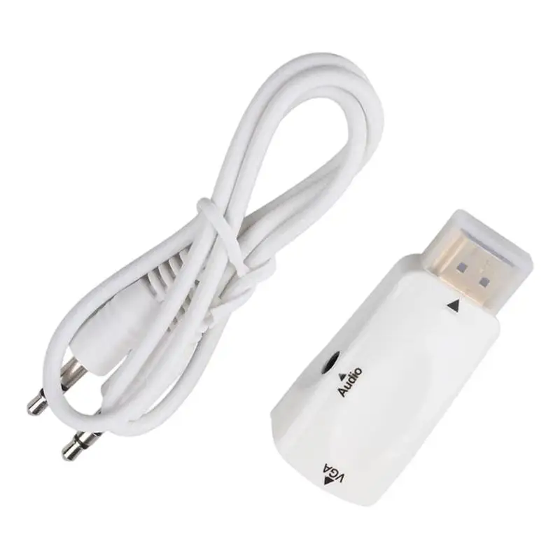 

L4MD 1080p HDTV в VGA Adapter Converter Выходной компьютер Установка Top Box Dongle для проектора монитора для ноутбука
