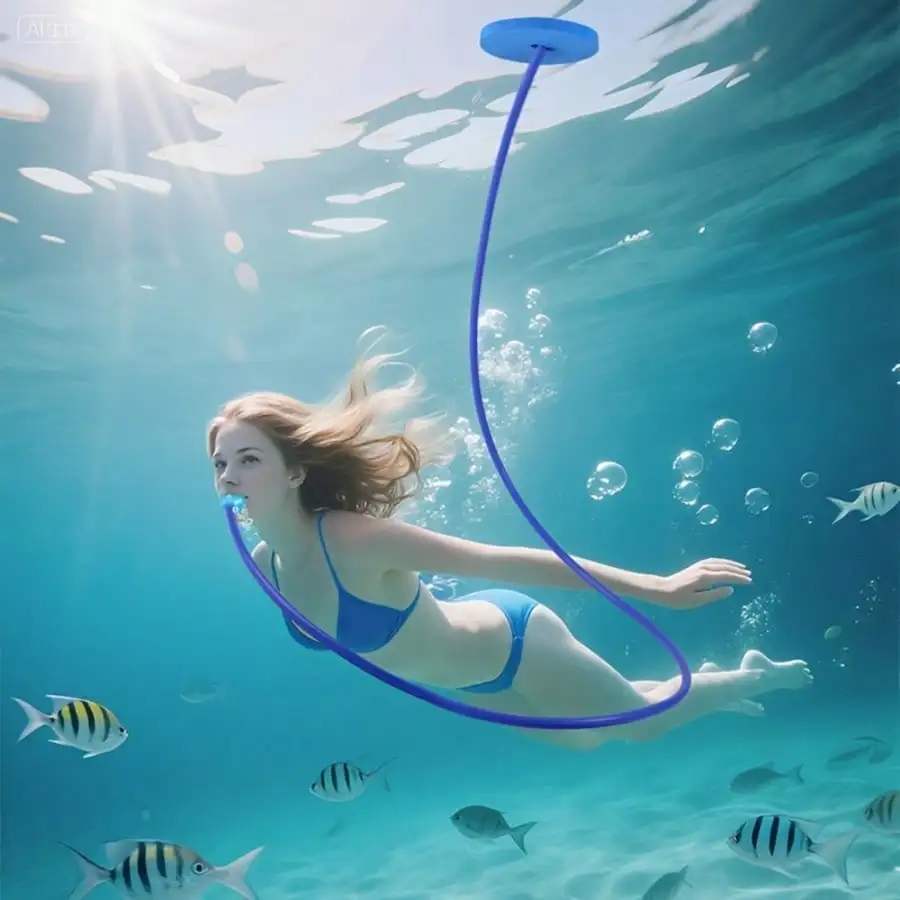 

1/2pcs Anti-Choking Breathing Device, Silicone Diving Regulator Valve, Underwater Oxygen Supply Equipment, Suitable For Adult Beginners