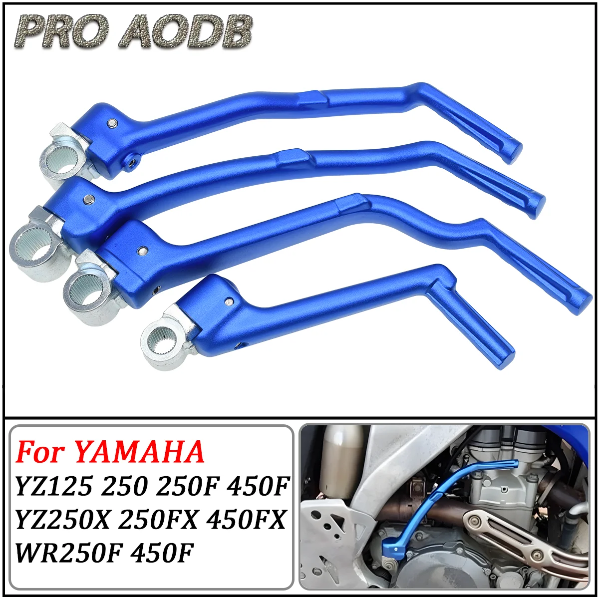 

Motorcycle Forged Kick Start Lever Pedal Levers For Yamaha YZ250F YZ450F YZ250FX YZ450FX WR250F WR450F YZ125 YZ250 YZ250X YZF WR