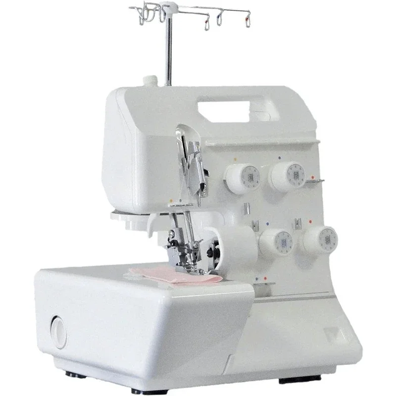 Snelle verzending. Draagbare serger, wit